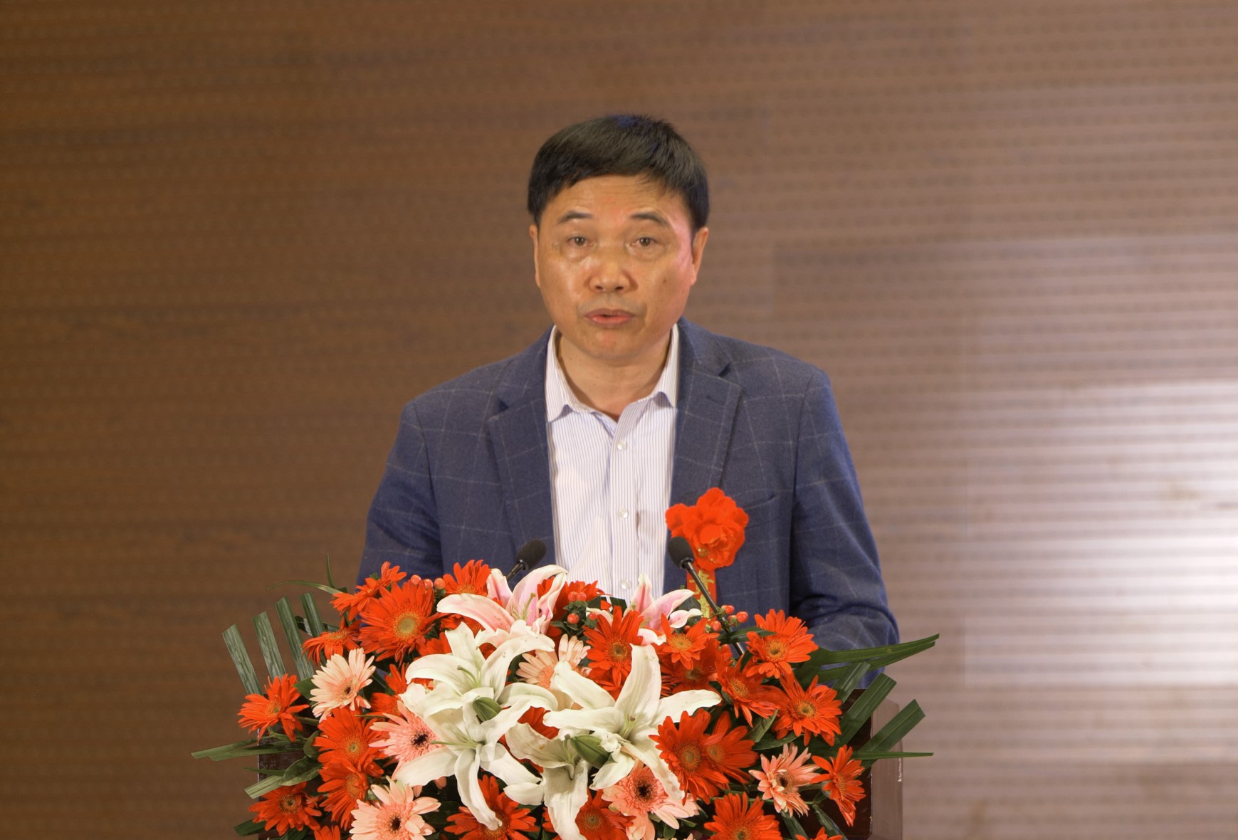 图17为四川省民政厅党组成员、副厅长、廖永康讲话。（陈永善 摄）.jpg